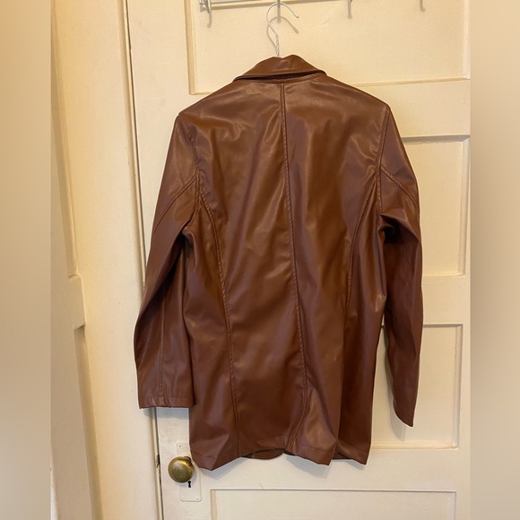Brown mid length jacket - Picture 4 of 4
